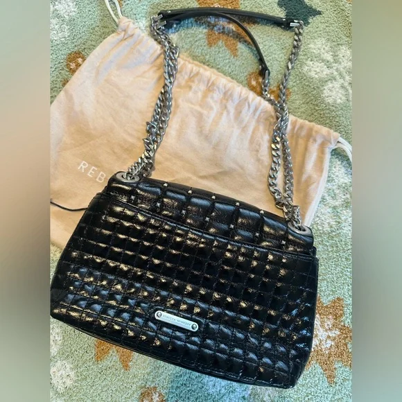 REBECCA MINKOFF EDIE SQUARE CROSSBODY W/ STUDS - Picture 5 of 7